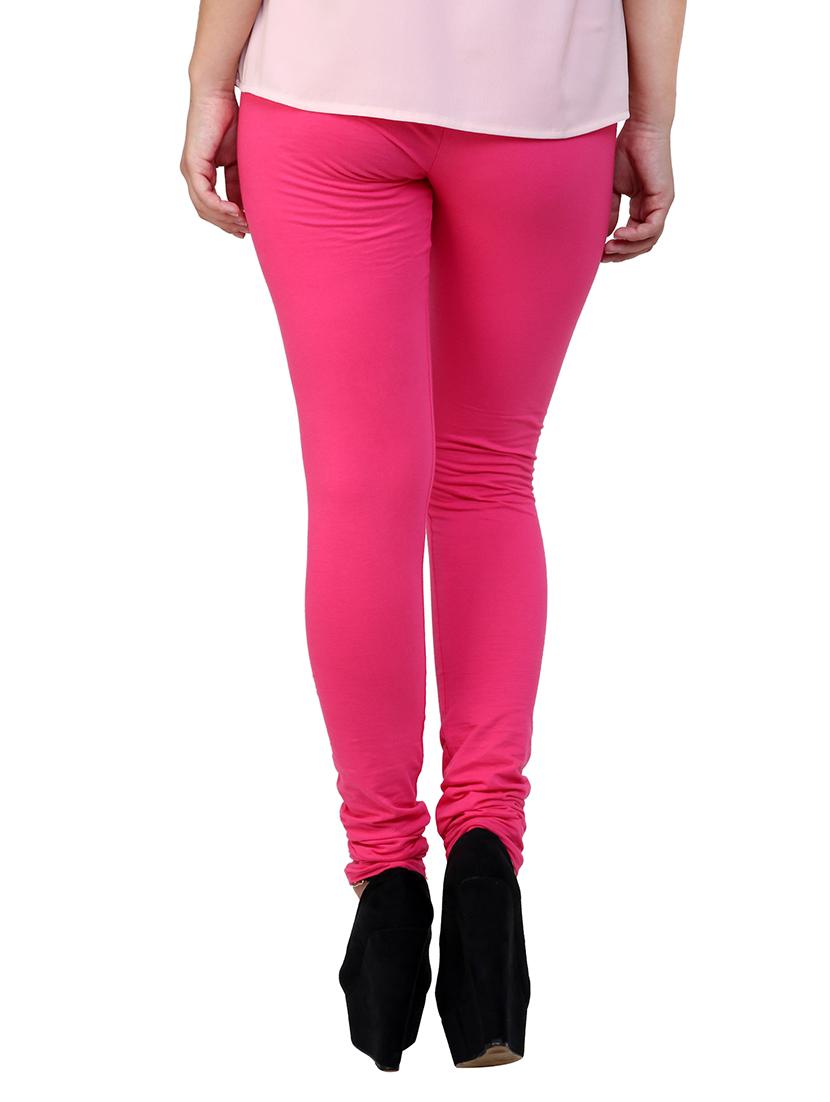 pink cotton leggings - 10229567 - Zoom Image - 4