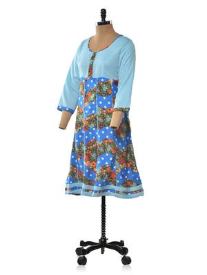 multi color round neck kurta - 1023910 - Standard Image - 2