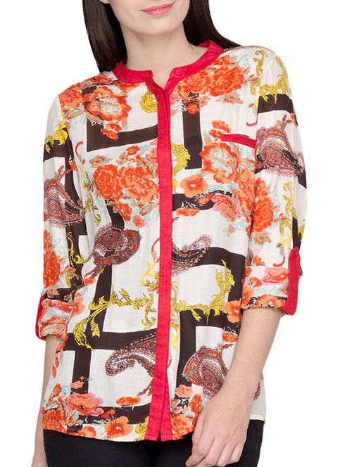 multicolor polyester blend shirt - 1026203 - Standard Image - 1
