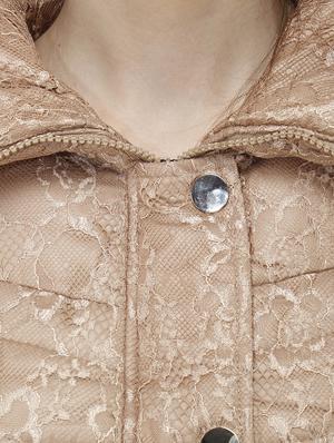 beige polyester jacket - 10266213 - Standard Image - 4