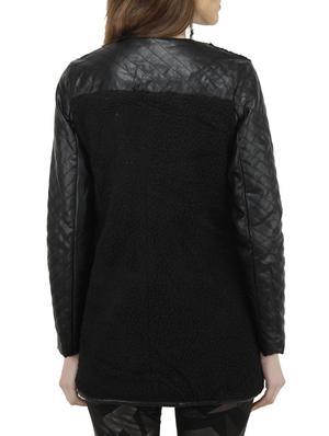 black polyester jacket - 10266228 - Standard Image - 3