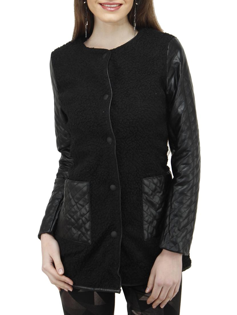 black polyester jacket - 10266228 - Zoom Image - 1