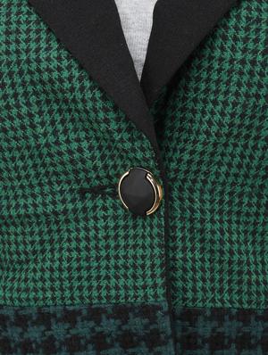 green polyester blazer - 10266235 - Standard Image - 4