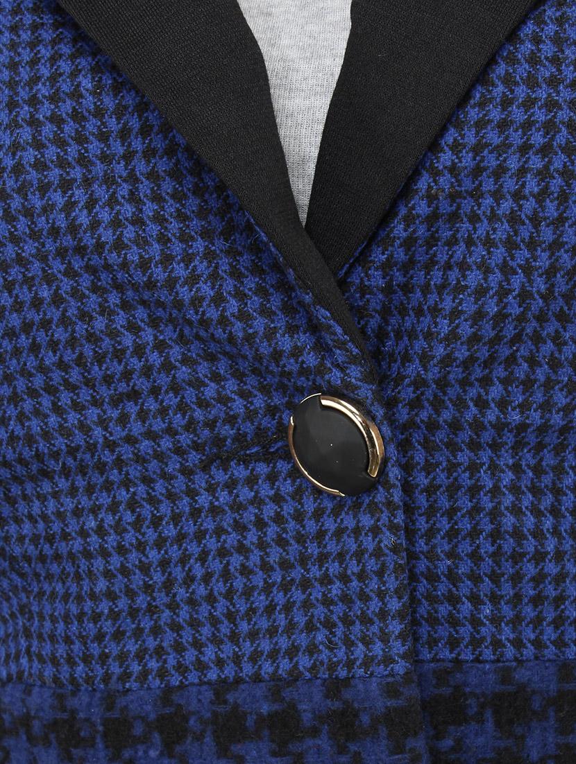 blue polyester blazer - 10266236 - Zoom Image - 4