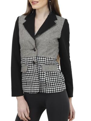 black polyester blazer - 10266238 - Standard Image - 2