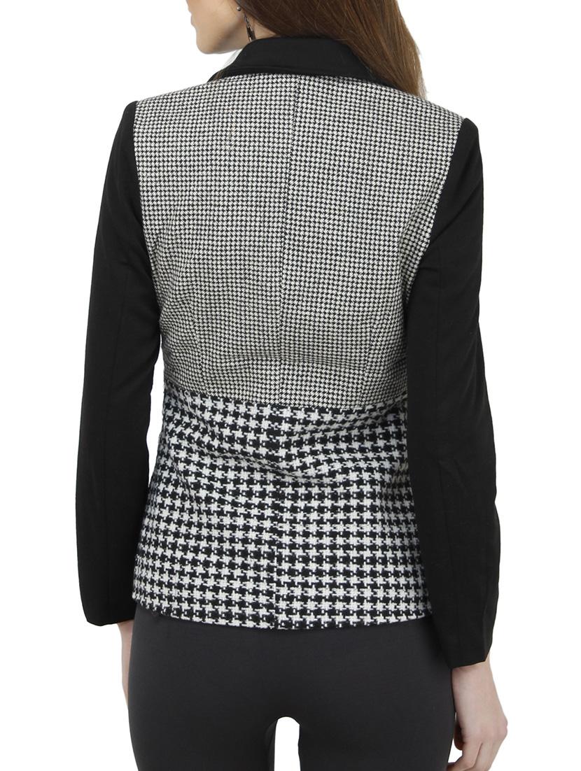 black polyester blazer - 10266238 - Zoom Image - 3