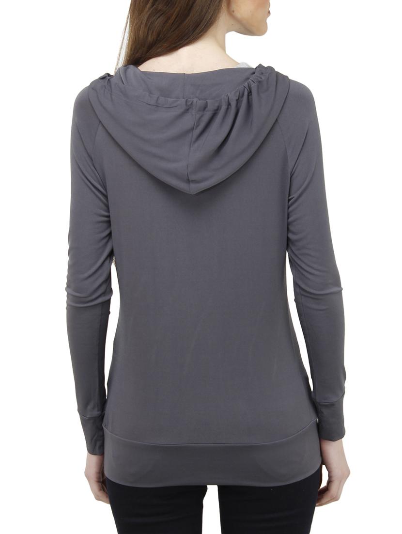 grey polyester top - 10266244 - Zoom Image - 3