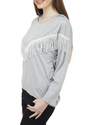 grey polyester top - 10266248 - Standard Image - 2