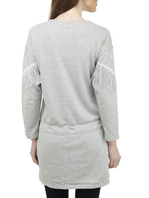 grey polyester top - 10266255 - Standard Image - 3