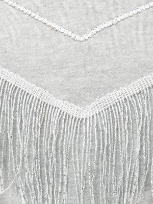 grey polyester top - 10266255 - Standard Image - 4