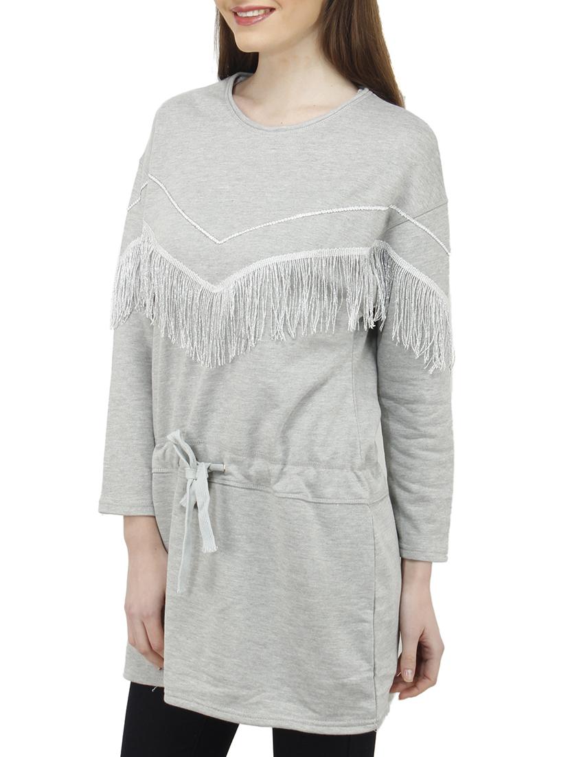 grey polyester top - 10266255 - Zoom Image - 2