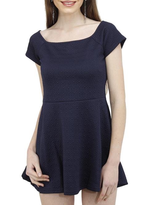 blue polyester top - 10266260 - Standard Image - 1