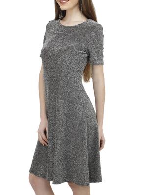 black polyester dress - 10266262 - Standard Image - 2
