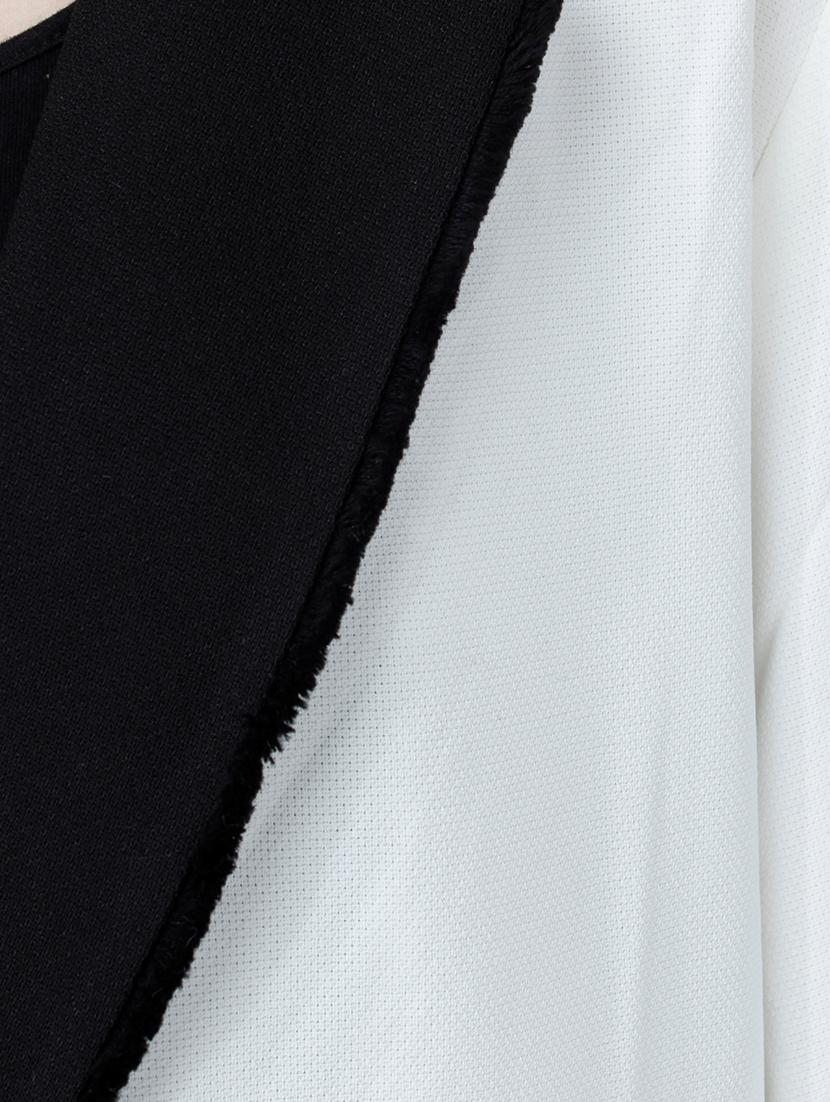 lapel neck long coat - 10266270 - Zoom Image - 4