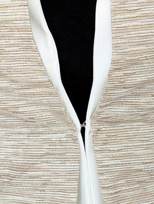 golden polyester blazer - 10266271 - Standard Image - 4
