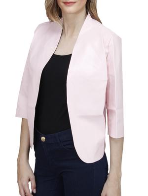 light pink polyester blazer - 10266282 - Standard Image - 2