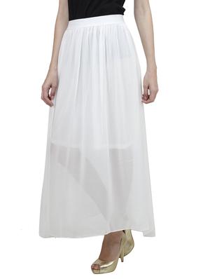 white wool skirts - 10266351 - Standard Image - 2