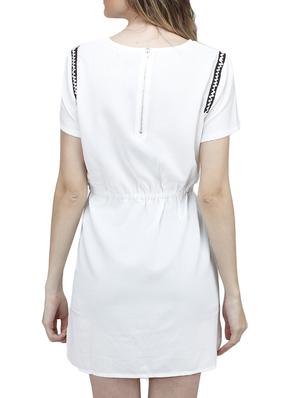 white polyester dress - 10266373 - Standard Image - 3
