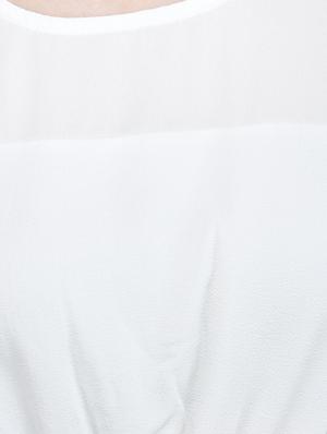 white polyester dress - 10266373 - Standard Image - 4