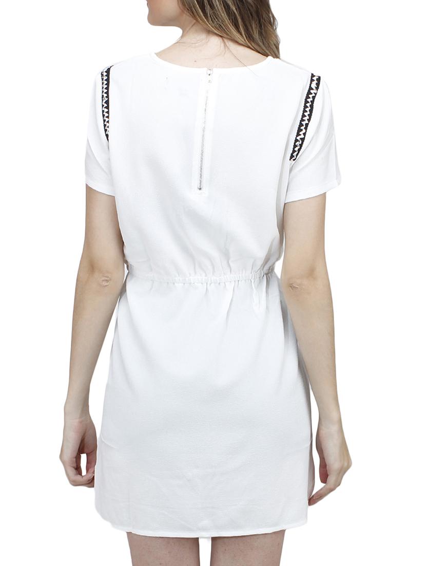 white polyester dress - 10266373 - Zoom Image - 3