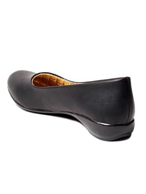 black leatherette slip on formal shoe - 10277258 - Standard Image - 3