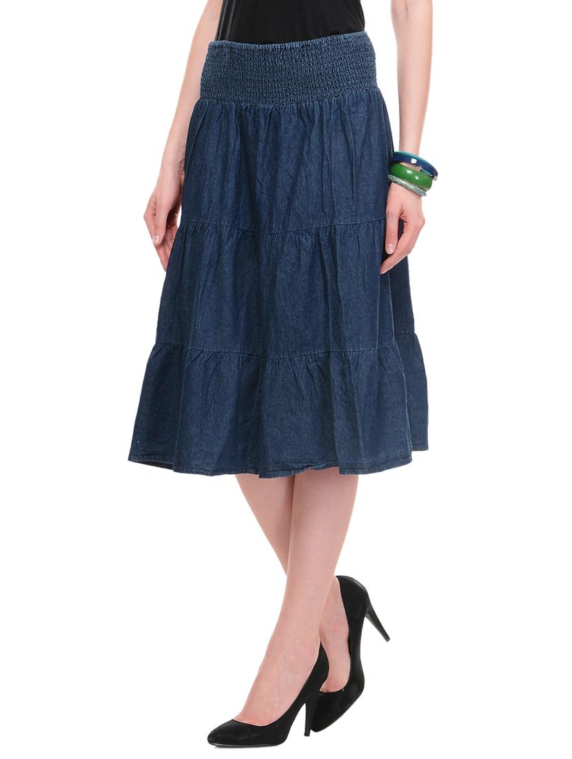 blue denim skirts - 1027928 - Zoom Image - 2