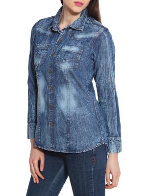 light blue denim shirt - 10288851 - Standard Image - 2