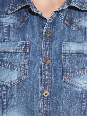 light blue denim shirt - 10288851 - Standard Image - 4