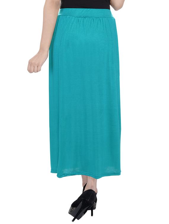turquoise cotton skirts - 10288981 - Zoom Image - 3