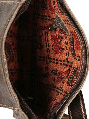 brown leather messenger bag - 10291737 - Standard Image - 3