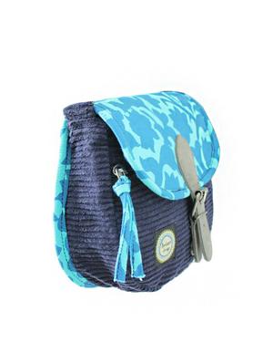blue canvas printed sling bag - 10291749 - Standard Image - 4