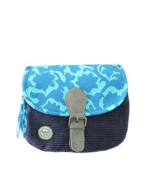 blue canvas printed sling bag - 10291749 - Standard Image - 5
