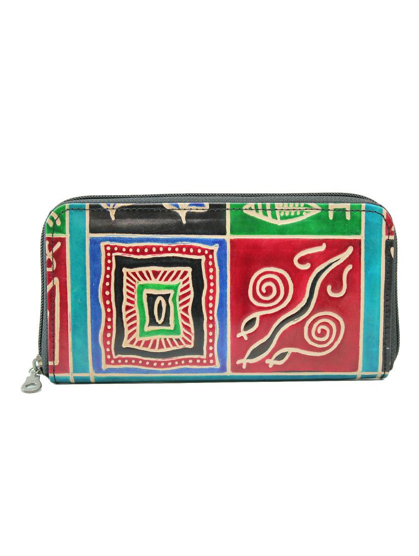 multi colored leather wallet - 10291776 - Zoom Image - 1