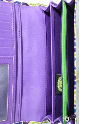 blue leather wallet - 10291779 - Standard Image - 3