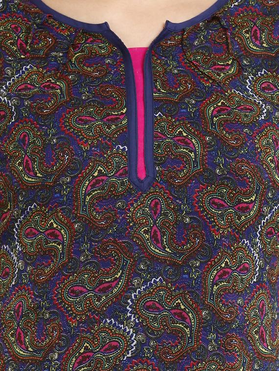multi colored polyester top - 10292693 - Zoom Image - 4