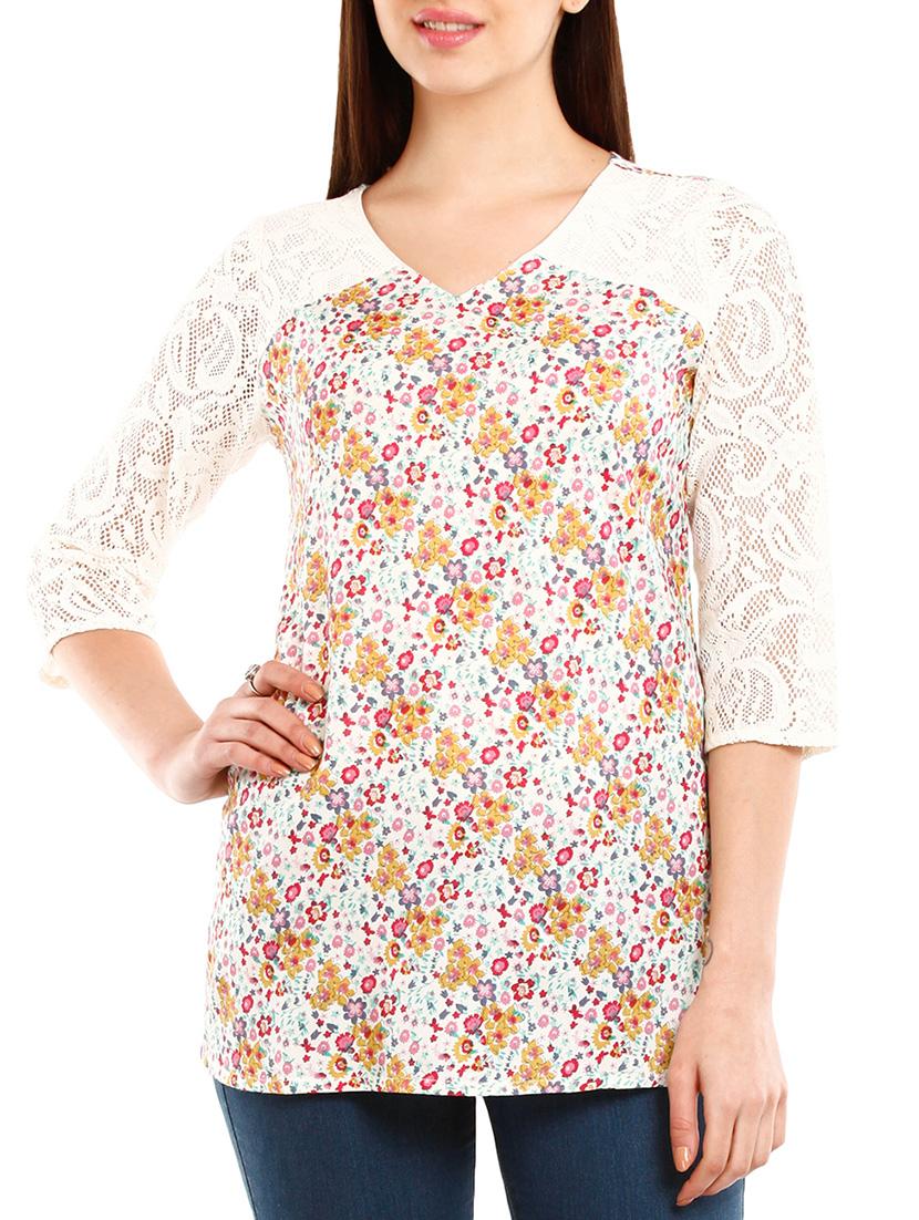 multi colored viscose top - 10292694 - Zoom Image - 1
