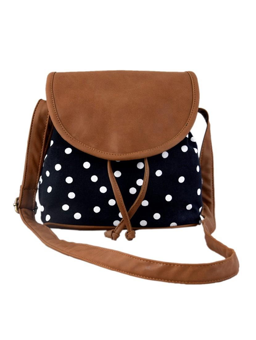 black polka dotted sling bag - 10303713 - Zoom Image - 7