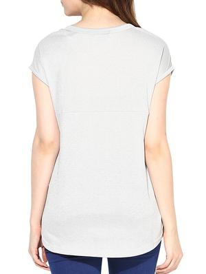 grey polyester blend top - 10306544 - Standard Image - 3