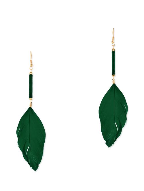 green metal alloy earring - 10308488 - Very Small Image - 1