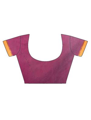 purple silk saree - 10310078 - Standard Image - 4