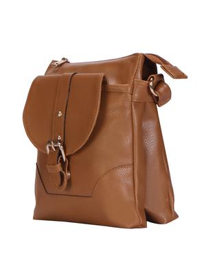 brown leatherette backpack - 10317321 - Standard Image - 2