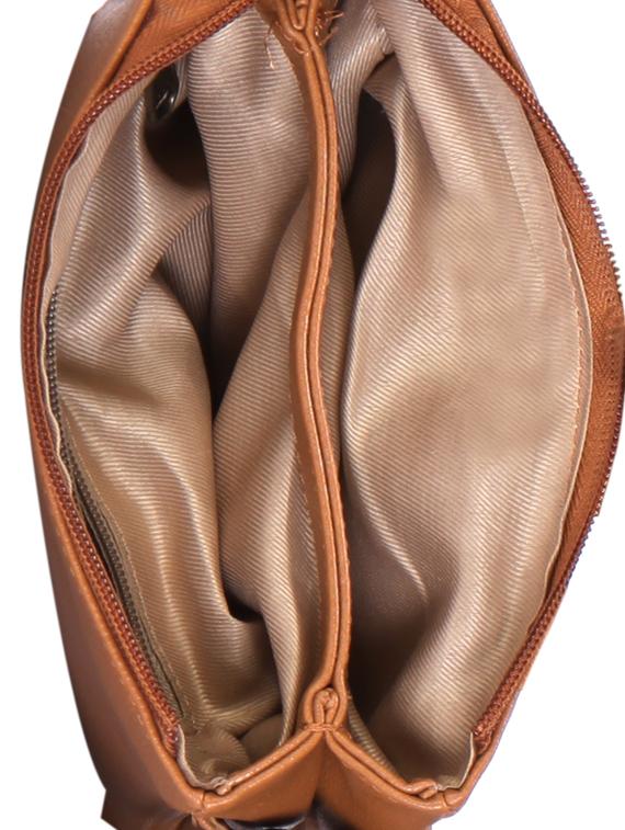brown leatherette backpack - 10317321 - Zoom Image - 3