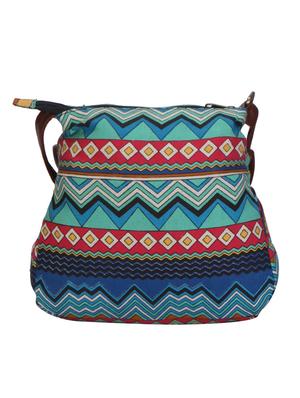 multi coloured canvas slingbag - 10317323 - Standard Image - 2
