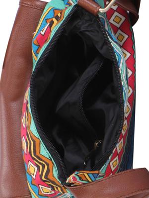 multi coloured canvas slingbag - 10317323 - Standard Image - 3