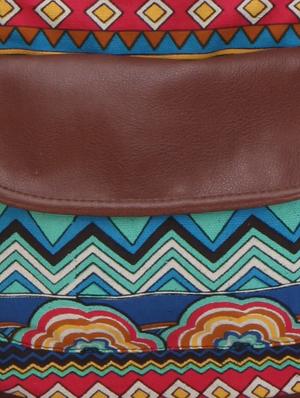 multi coloured canvas slingbag - 10317323 - Standard Image - 4