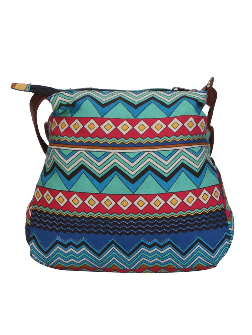 multi coloured canvas slingbag - 10317323 - Zoom Image - 2