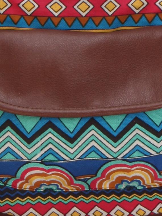 multi coloured canvas slingbag - 10317323 - Zoom Image - 4
