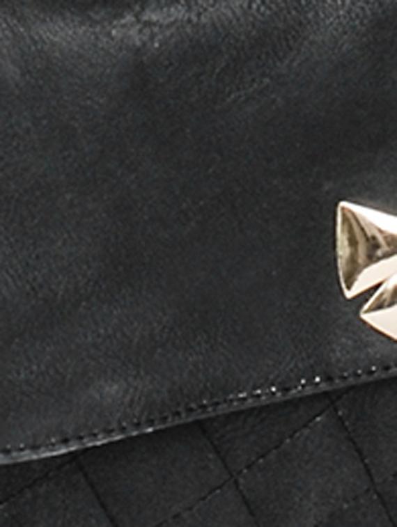 black leatherette sling bag - 10317341 - Zoom Image - 4