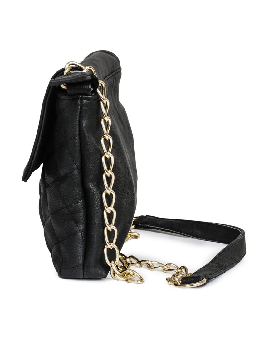 black leatherette sling bag - 10317341 - Zoom Image - 5