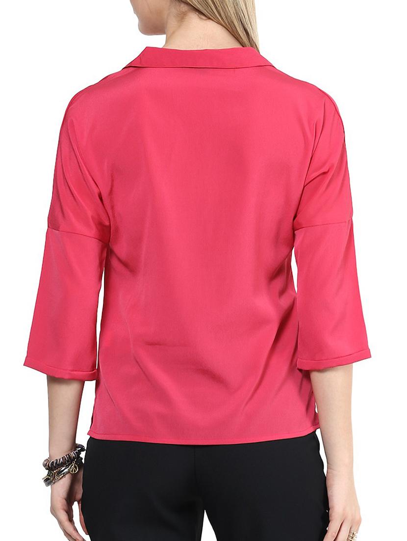 pink crepe top - 10328207 - Zoom Image - 3